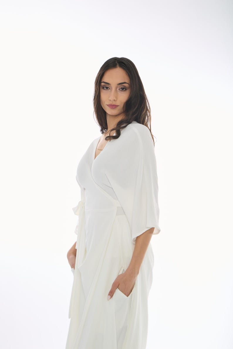 Airy Summer Set in White