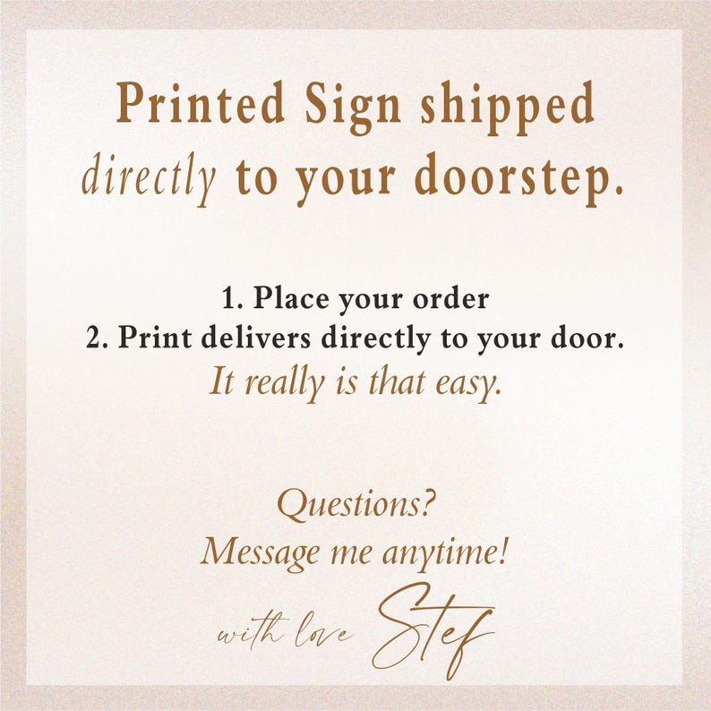 Engagement Party Sign Printed and Shipped, Personalized Champagne Tower Welcome Sign, Custom Engagement Decor, #HK image 12
