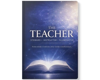 El cuaderno del profesor / Cuaderno de tapa blanda con diseño de libro celestial