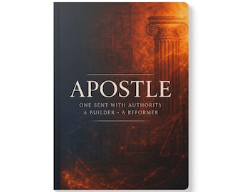 Cuaderno de tapa blanda con diseño de columnas texturizadas del Apóstol