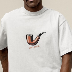 Vintage Pipe T-Shirt , Retro Vintage Soul Design ,Unisex T-Shirt for Old Souls ,  Comfort Colours Retro Pipe Graphic Tee