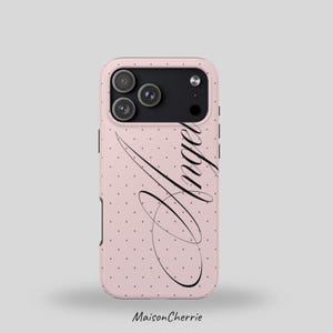 Telefoonhoesje engel met stippen voor iPhone