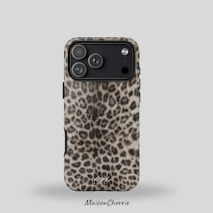 Leopard print phone case design for Iphone, Samsung, Google Pixel