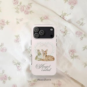 Funda para teléfono Coquette Darling con diseño shabby chic rosa para iPhone y Samsung