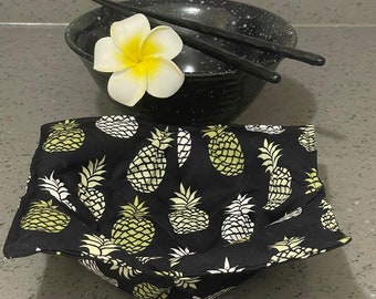 Green Pineapple Microwave Bowl Cozy