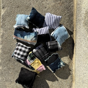 Scrap Fabric Cat Toys with Catnip