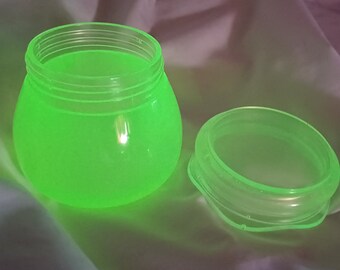 Glow in the dark 'Honey' Jar   - colors vary