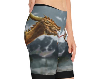 Dragon in the Sky Women's Bike Shorts