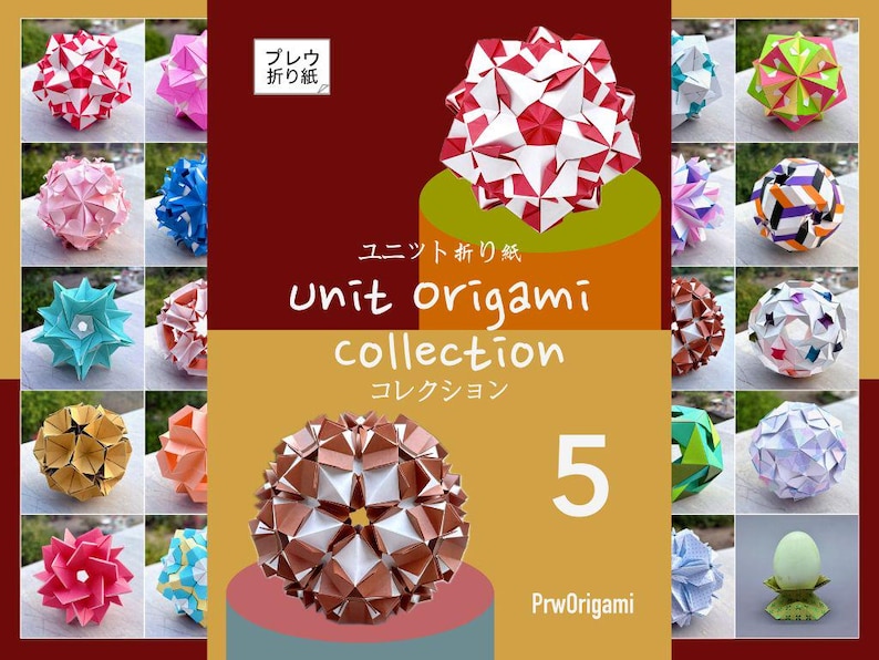 Origami Diagrams PDF: 20 Kusudama Models - Prworigami Collection Vol.5 ...