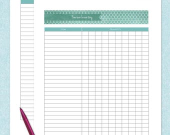 Printable Freezer and Pantry Inventory