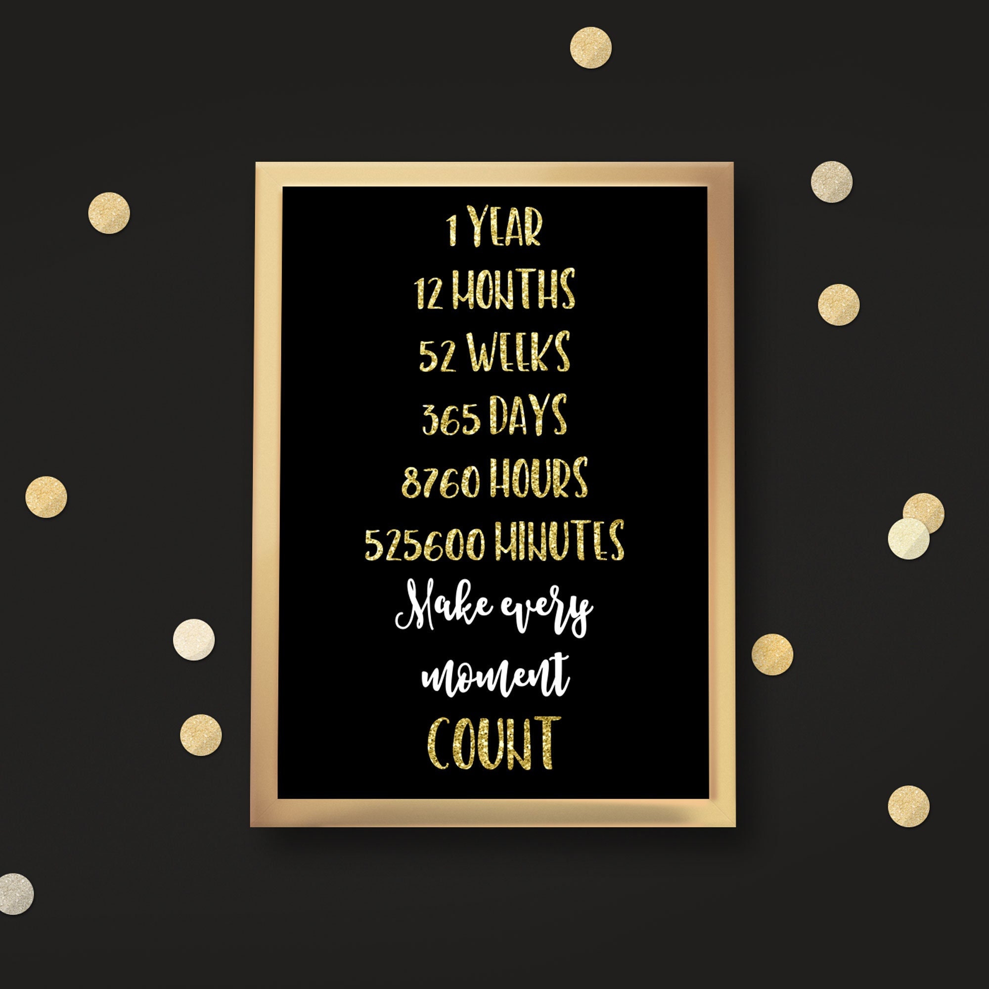 Every Moment Counts Etsy