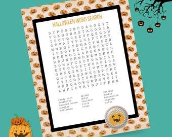 Printable Halloween Word Search