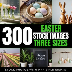 300 Easter Stock Photos| MRR PLR | For Social Media & Marketing