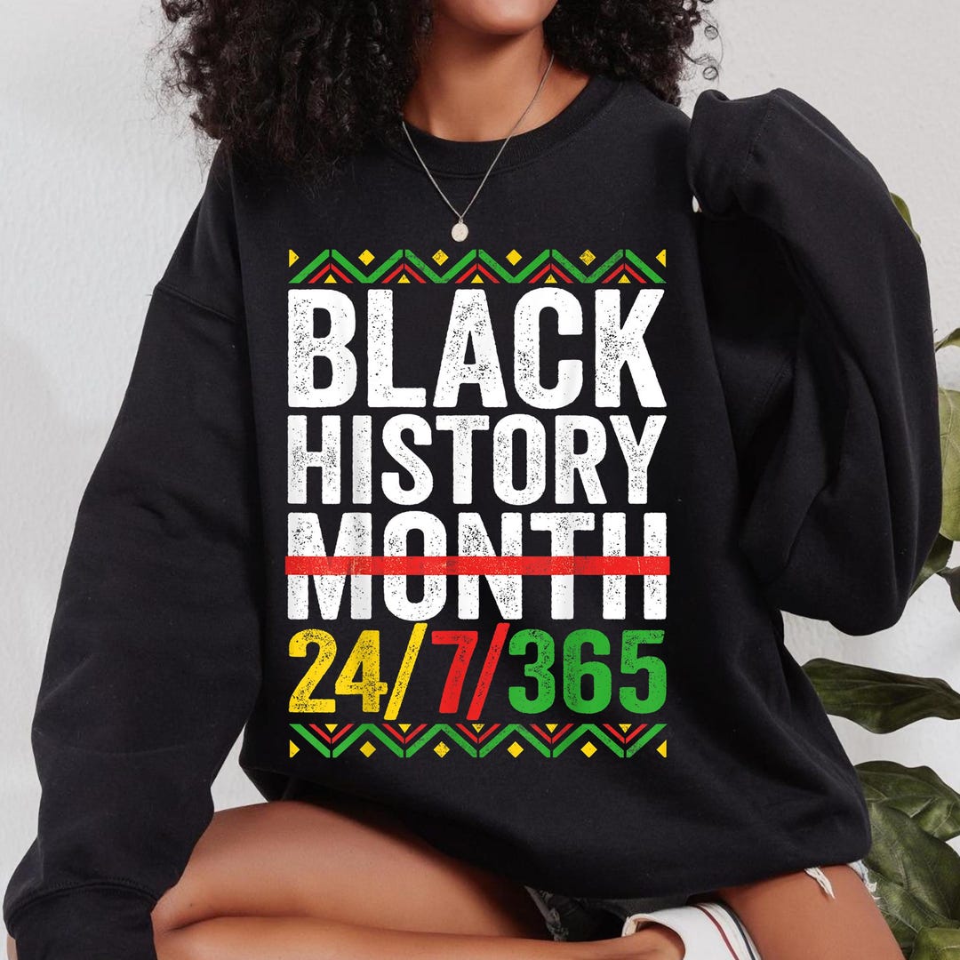 Black History Month 24_7_365 African American Melanin Black Png, Black ...