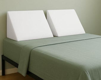 Headboard Cushion Foam Wedge Pillow Support for Backrest For Reading, Back support for TV, Leisure pillow, triangle shape cushion foam