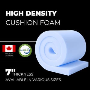 7&quot; Thick Custom Foam Seat Cushions, Foam for craft projects, Exercise mats foam, yoga mats foam, Foam for RV cushions, Foam for camper seats