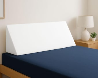 Headboard Cushion Foam Wedge Pillow Support for Backrest For Reading, Back support for TV, Leisure pillow, triangle shape cushion foam