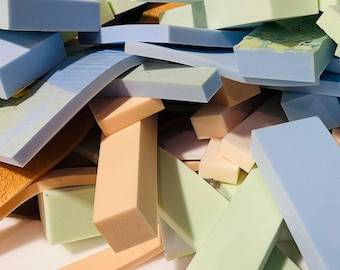 High Quality foam leftovers, DIY foam pieces, large foam fill, craft foam for projects, multicolor foam pieces for custom projects