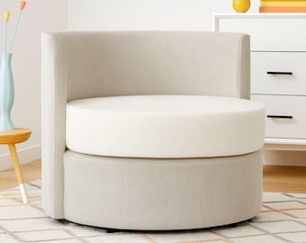 Round Cushion Foam Insert, Custom Size Circle Foam Pad, Pouf Insert, Ottoman Foam, Meditation Cushion, High Density Upholstery Foam