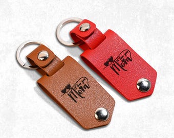 Llavero de cuero personalizado con foto, regalo personalizado con foto para mamá y papá, regalo de hija, llavero con foto de bebé, regalo familiar