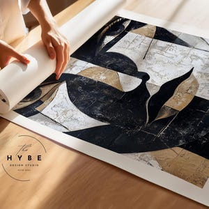 Abstract Face | Exhibition Poster | Exhibition Wall Art | Contemporary Art | Art Museum Art | Vintage Aesthetic | DIGITAL DOWNLOAD