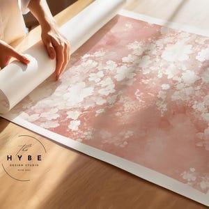Art de la fleur de cerisier | Art mural kawaii | Art mural animé | Art Sakura | Esthétique d'anime rétro | Conception Ukiyo-e | Animés des années 90 | TÉLÉCHARGEMENT NUMÉRIQUE