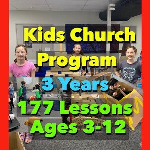 Kids Church Program - 3 Years