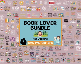 Book Bundle SVG, Reading PNG, Smut SVG, Fantasy Book Svg, Book Lover Png, Spicy Book Svg, Romance Png, Book Quotes Svg, Digital Download