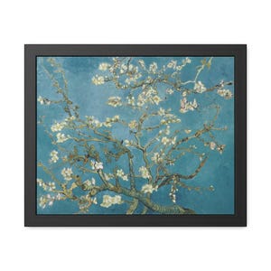 Vincent van Gogh&#39;s Almond Blossom (1890) - Famous Post-Impressionist Floral Painting - Vintage Wall Art - Van Gogh Decor