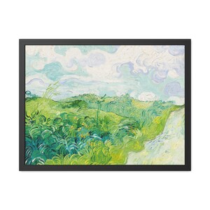 Green Wheat Fields, Auvers - Vincent Van Gogh - Impressionist Art - Digital Download - Vintage Landscape Print