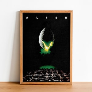 Alien 1979 Movie Poster – Digital Instant Download – Sci-Fi Classic – Retro Alien Art – Vintage Movie Print – Space Horror
