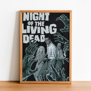 Night of the Living Dead (1968) – Classic Horror Movie Poster Print – Digital Instant Download