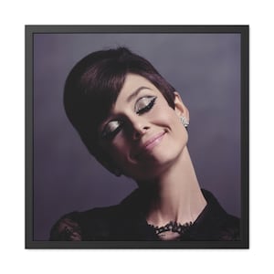 Audrey Hepburn - Legendary Actress Portrait - High Resolution Print