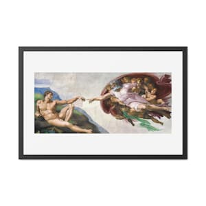 Michelangelo Buonarroti&#39;s The Creation of Adam (circa 1511) – Famous Renaissance Painting, High Resolution Digital Download