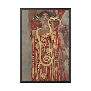 Gustav Klimt&#39;s Hygieia (1907) – Famous Painting – Digital Download Wall Art
