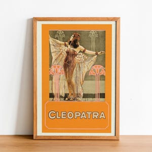 Cleopatra (1917) – Silent Film Poster – Digital Instant Download – Vintage Movie Art – Classic Egyptian Decor – Retro Wall Art