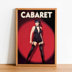 Cabaret 1972 – Vintage Movie Poster – Liza Minnelli, Classic Musical – Digital Instant Download – Retro Cinema