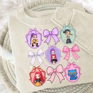 Kpop Huntrix PNG, Demon Hunters PNG, Coquette Bow Demon Hunters Png, Saja Girls Png, Derpy Tiger, Kpop Huntrix Girl Png, Kpop PNG