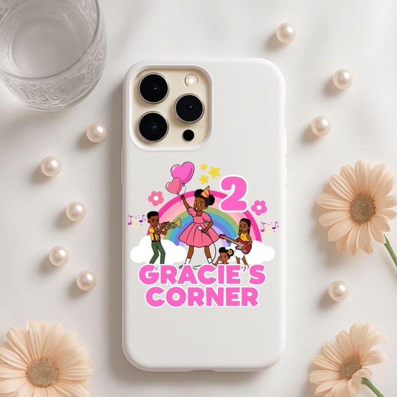 gracie's corner, custom clipart, custom png file, birthday girl, birthday png, custom png art, digital cartoon, digital download, gracie theme art, kids png design, party printables, printable png, sublimation file
