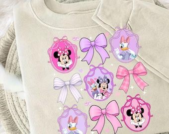 Kokietka Minnie i Daisy Besties PNG Minnie Bow Kokietka PNG Kokietka Różowa Kokardka Png Disney Kokietka png Wakacje rodzinne png Minni PNG
