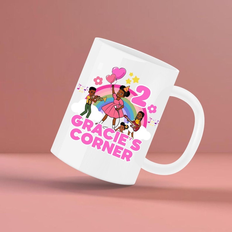 gracie's corner, custom clipart, custom png file, birthday girl, birthday png, custom png art, digital cartoon, digital download, gracie theme art, kids png design, party printables, printable png, sublimation file