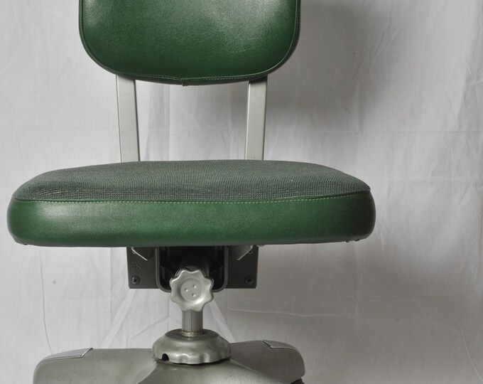 Green Office Steno All Steel Equipment Company Chair 1966 Etsy