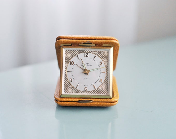 Vintage Seth Thomas Travel Alarm Clock / 7 Jewels / Germany Etsy