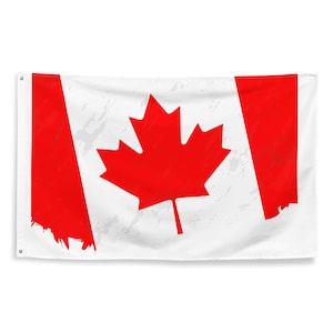 Canada Flag  Unique Design Wall Print