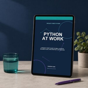 Python Automation eBook | Beginner Project Guide | PDF + EPUB Digital Download