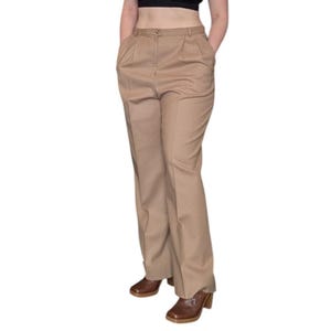 Vintage 80s Pendleton Pleated Trousers Pants Camel Tan Virgin Wool Corpcore 16