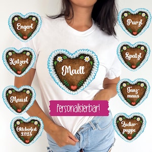 Oktoberfest Shirt personalisierbar, Oktoberfest Gruppenshirt, Bayerisches Bier T-Shirt, Dirndl Shirt JGA, Volksfest Gruppenshirt