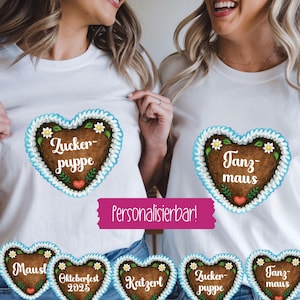 Oktoberfest Shirt personalisierbar, Oktoberfest T-Shirt, Oktoberfest Gruppenshirt, Dirndl Shirt, Volksfest Gruppenshirt, Oktoberfest Shirt