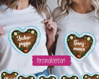 Oktoberfest Shirt personalisierbar, Oktoberfest T-Shirt, Oktoberfest Gruppenshirt, Dirndl Shirt, Volksfest Gruppenshirt, Oktoberfest Shirt