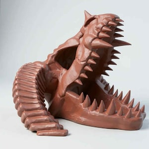 Dragon Skull Dice Tower 3D Printed